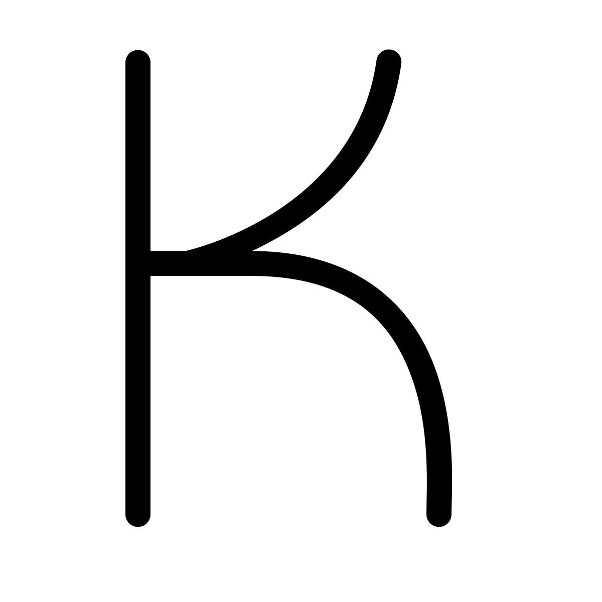 forma thin style k icon