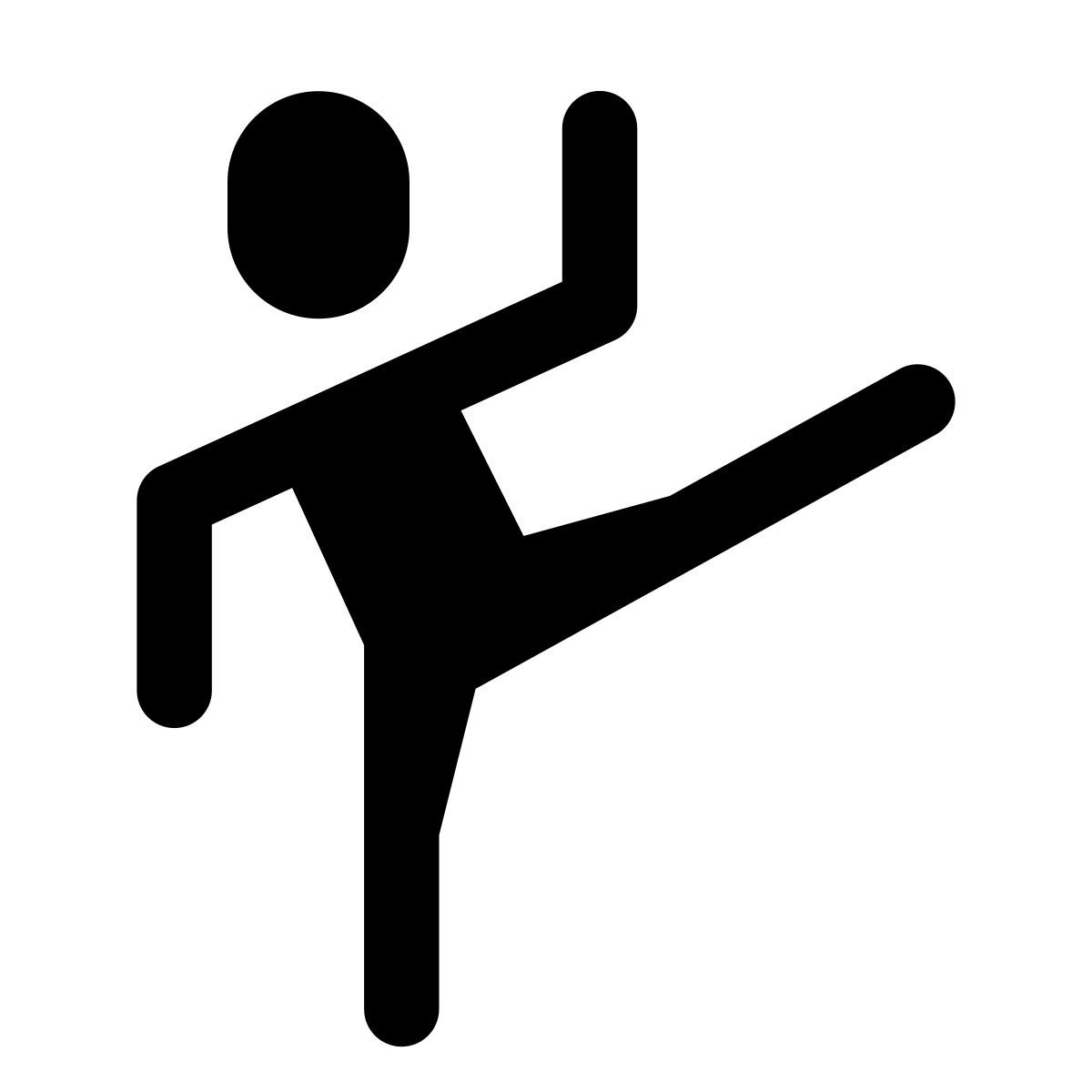 forma thin style kicking icon