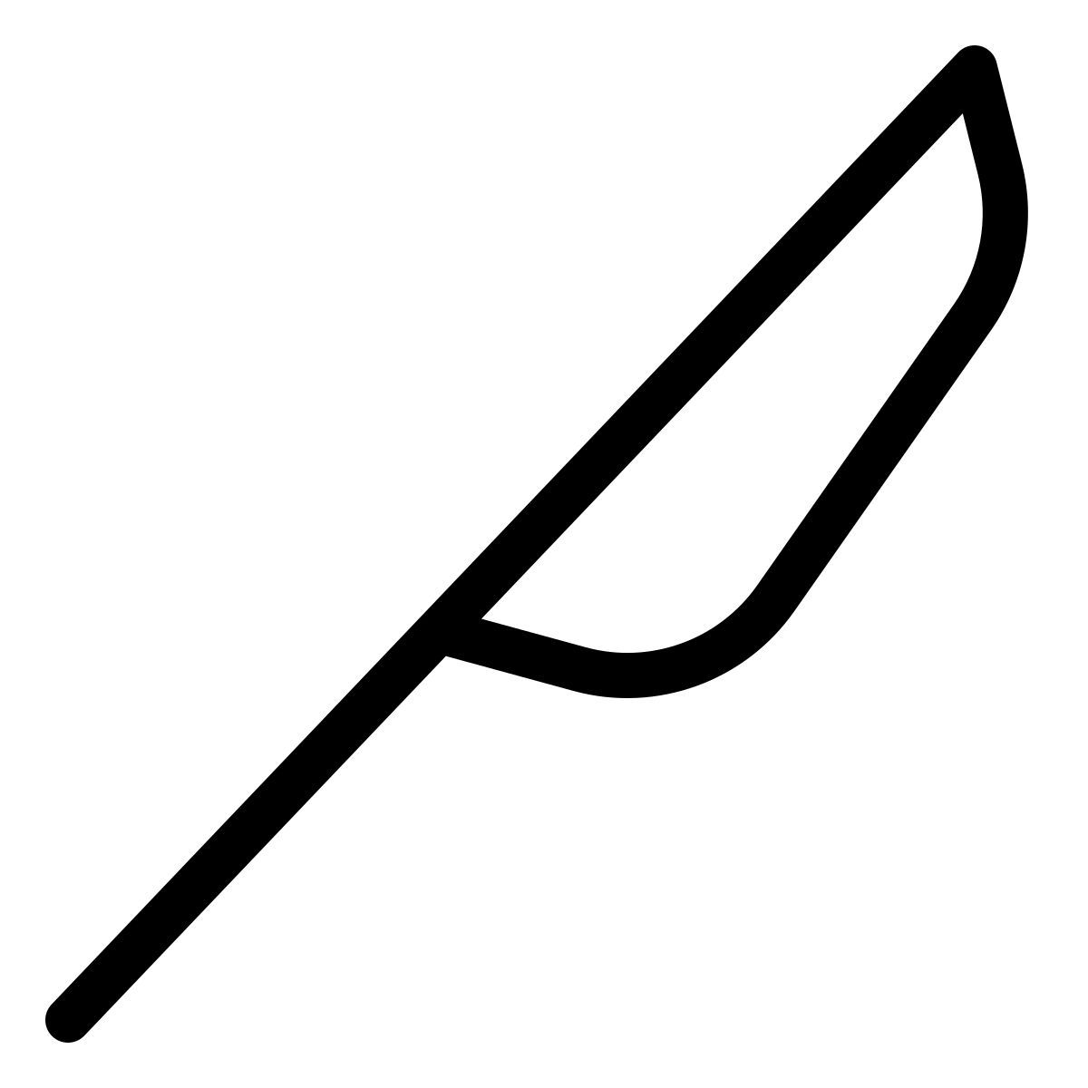 forma thin style coltello icon