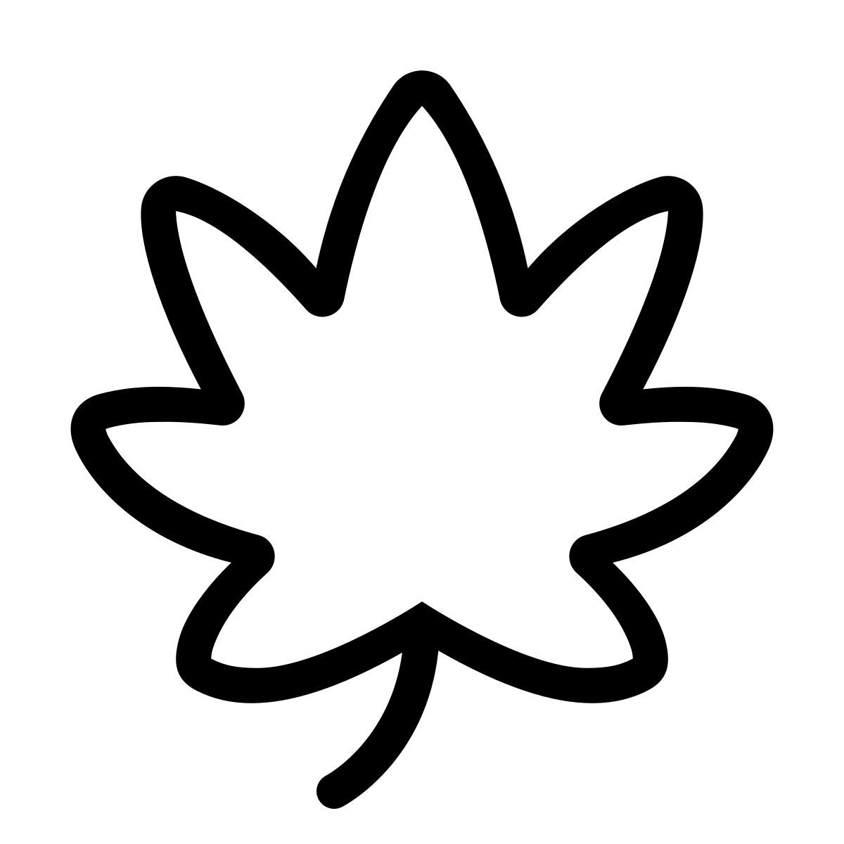 forma thin style cannabis icon