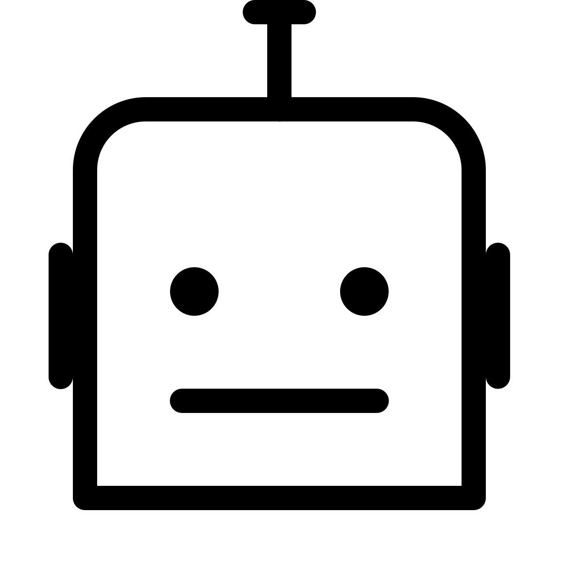 forma thin style nachrichtenbot icon