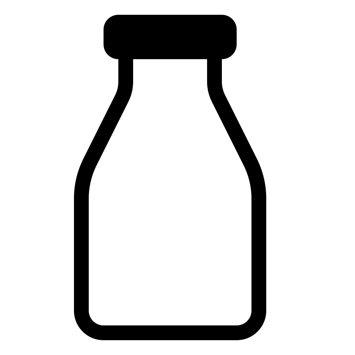 forma thin style bouteille de lait icon