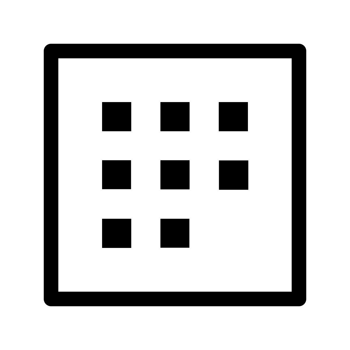 forma thin style visualización por mes icon