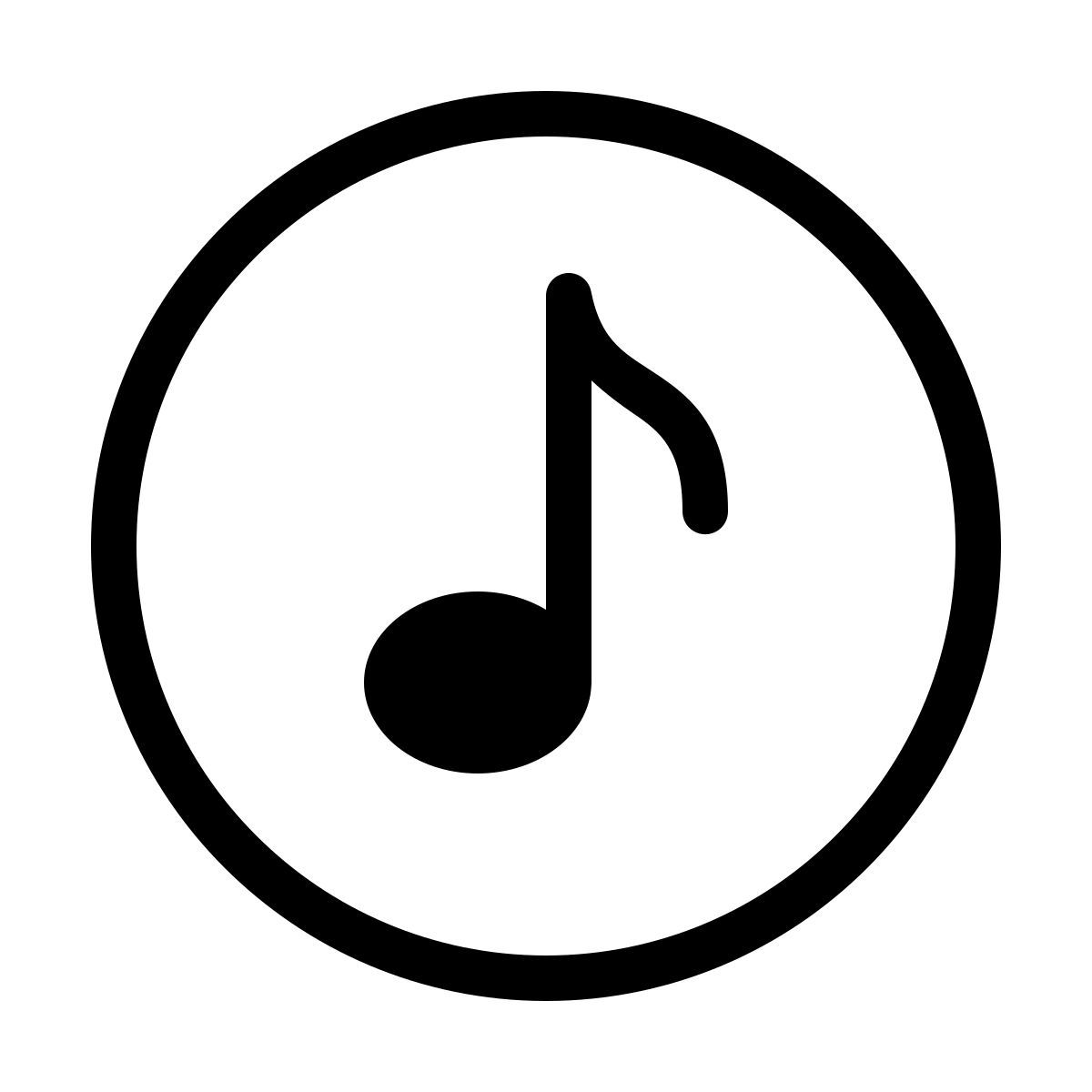 forma thin style quaver icon