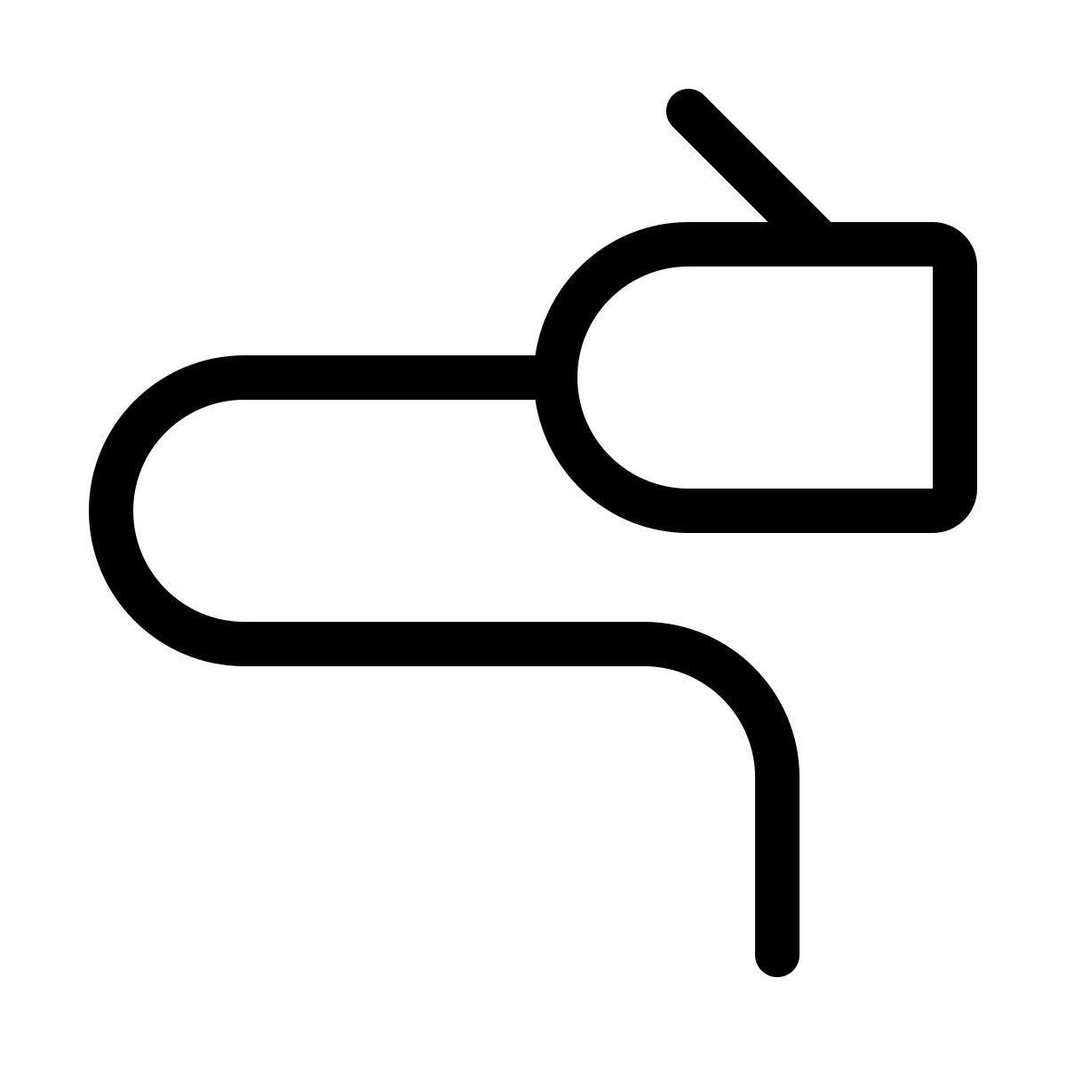 forma thin style câble réseau icon