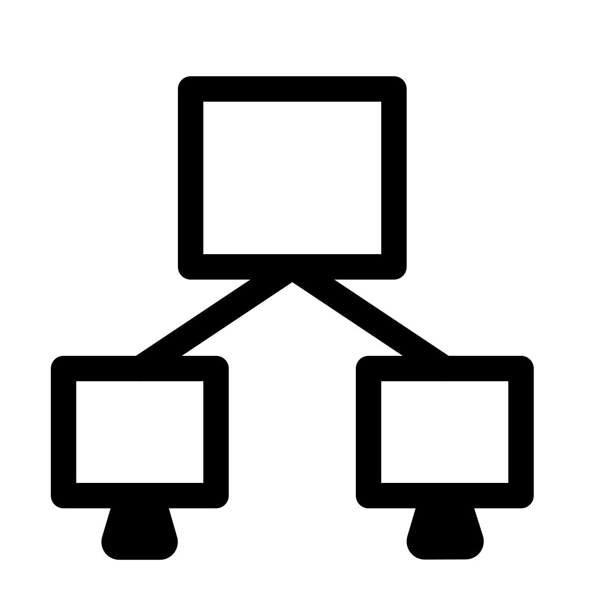 forma thin style 네트워킹 관리자 icon