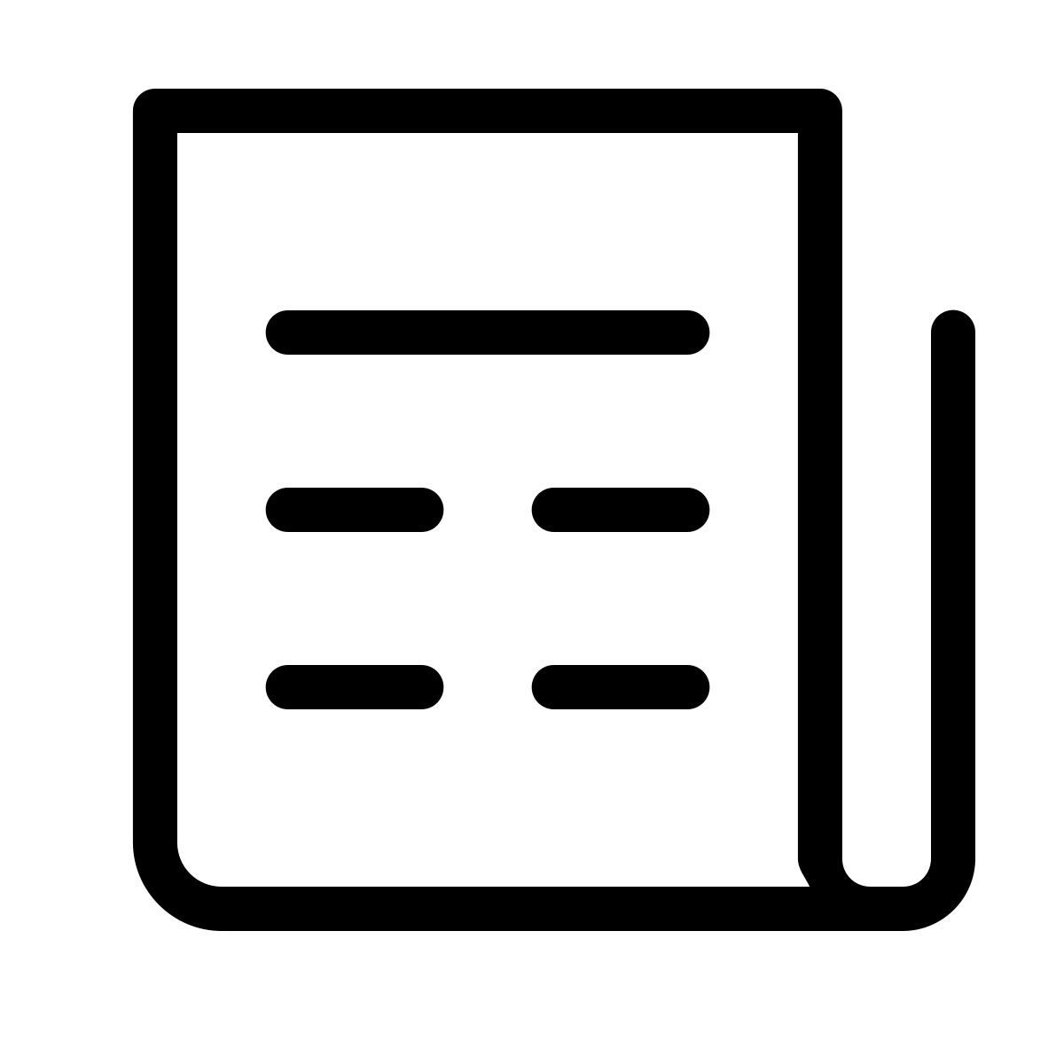 forma thin style notizie icon