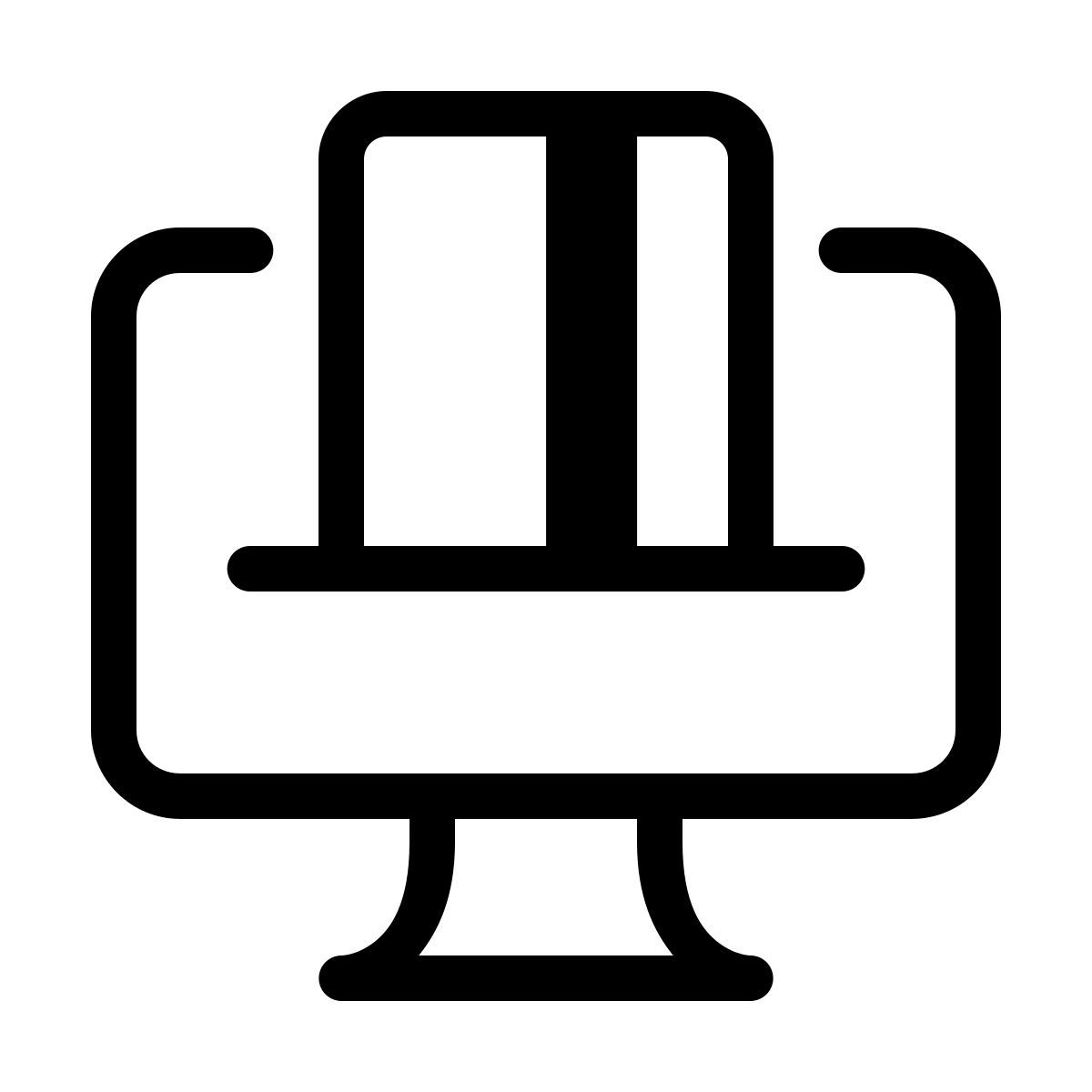 forma thin style pagamento online icon