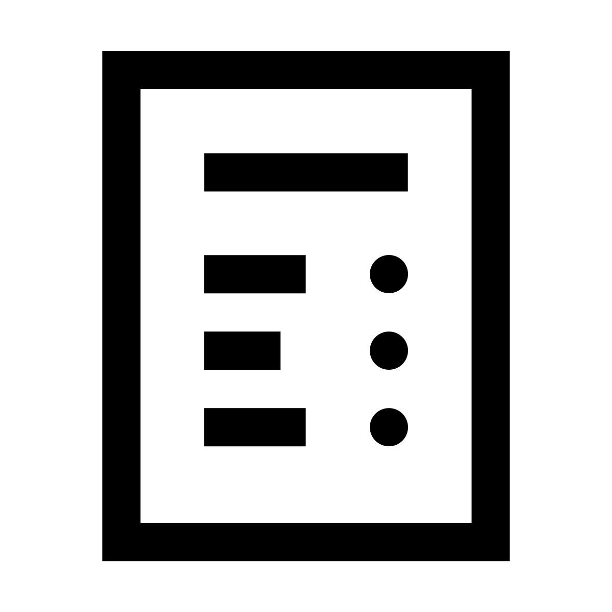 forma thin style overview icon