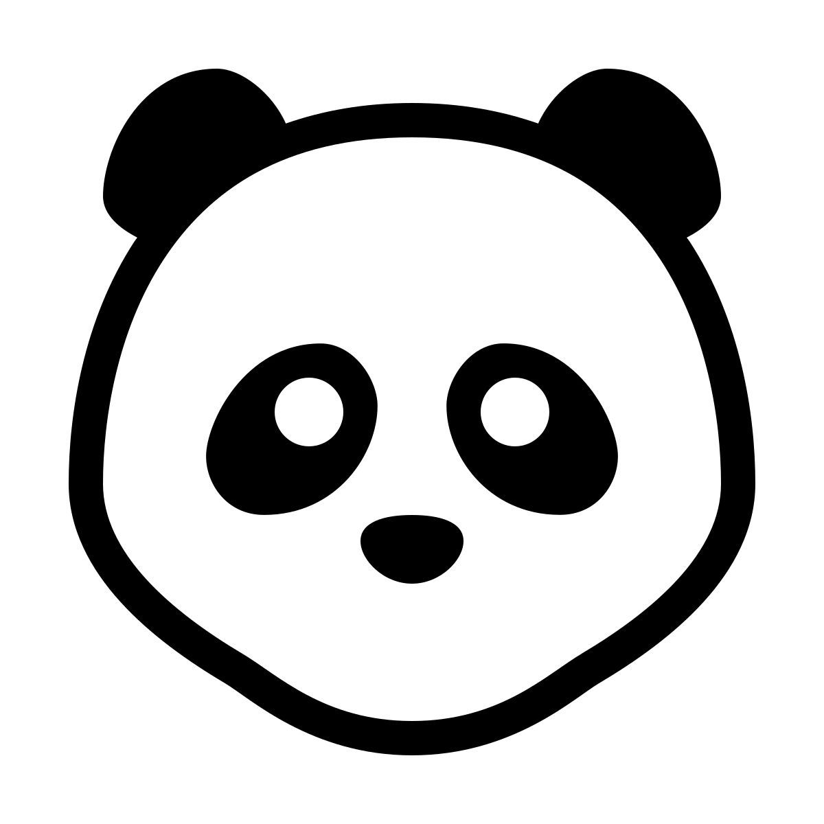 forma thin style panda icon
