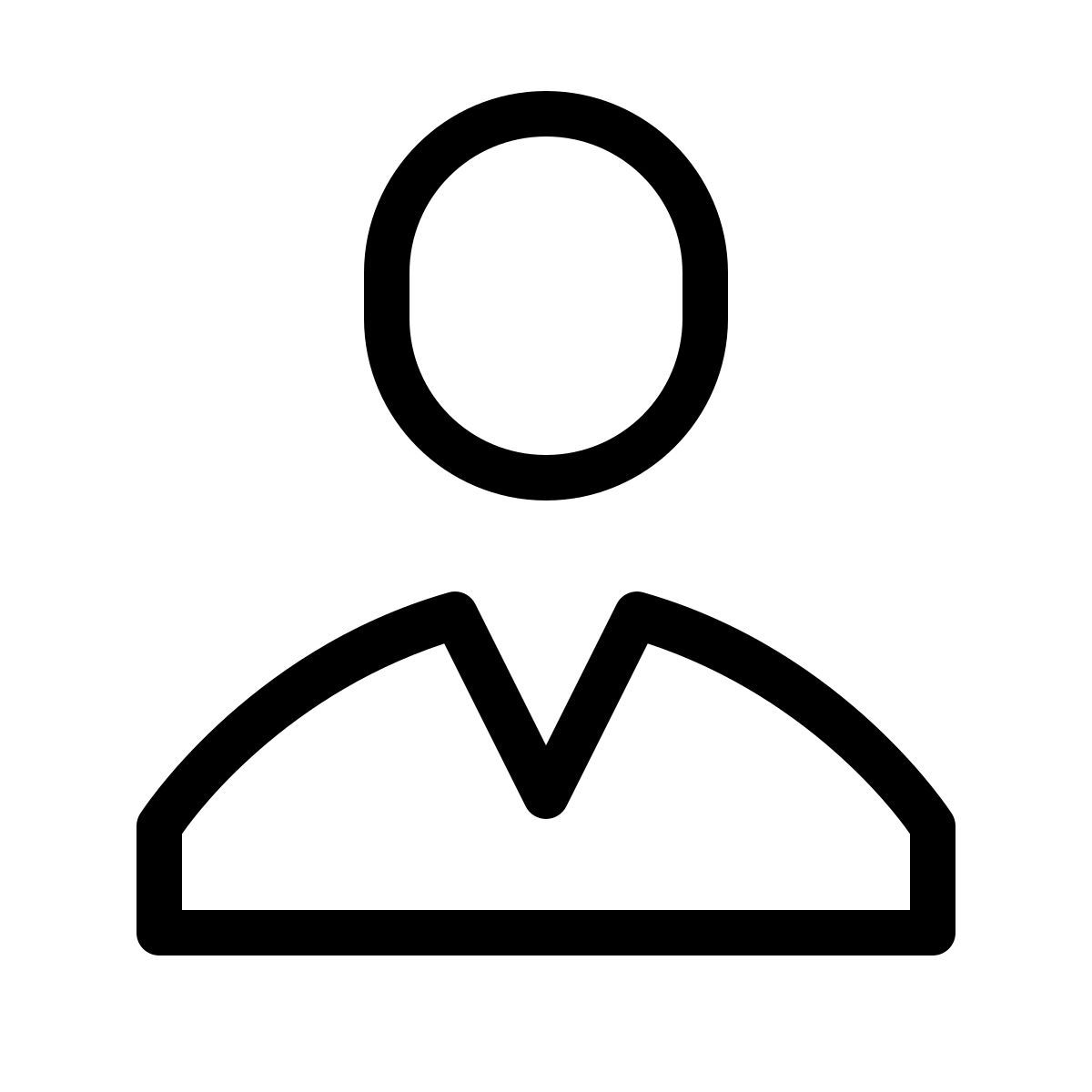 forma thin style nombre de usuario icon