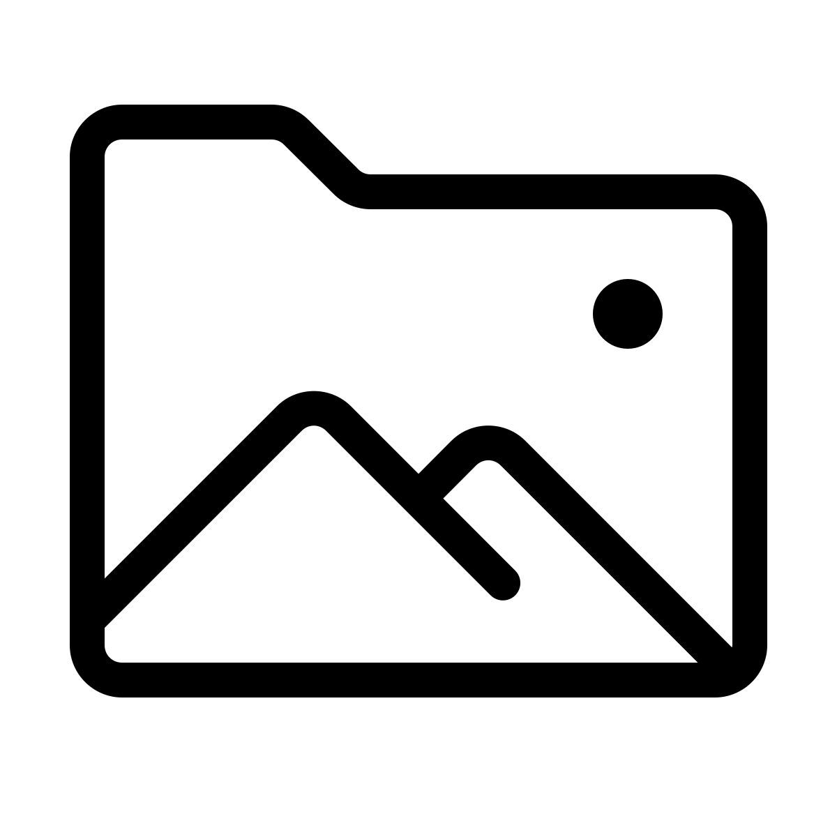 forma thin style 图片文件夹 icon