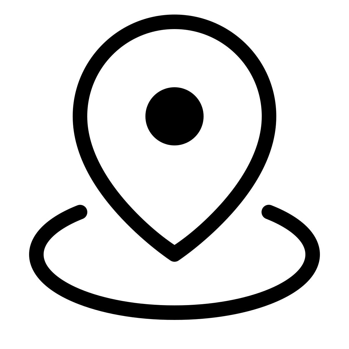 forma thin style géorepérage icon