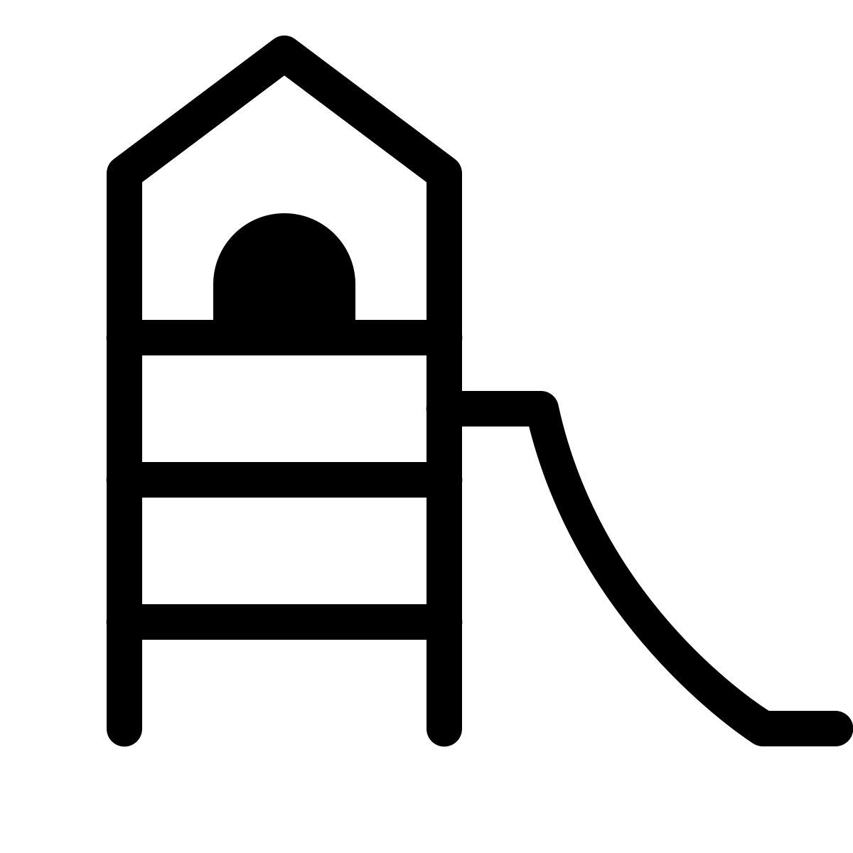forma thin style spielplatz icon