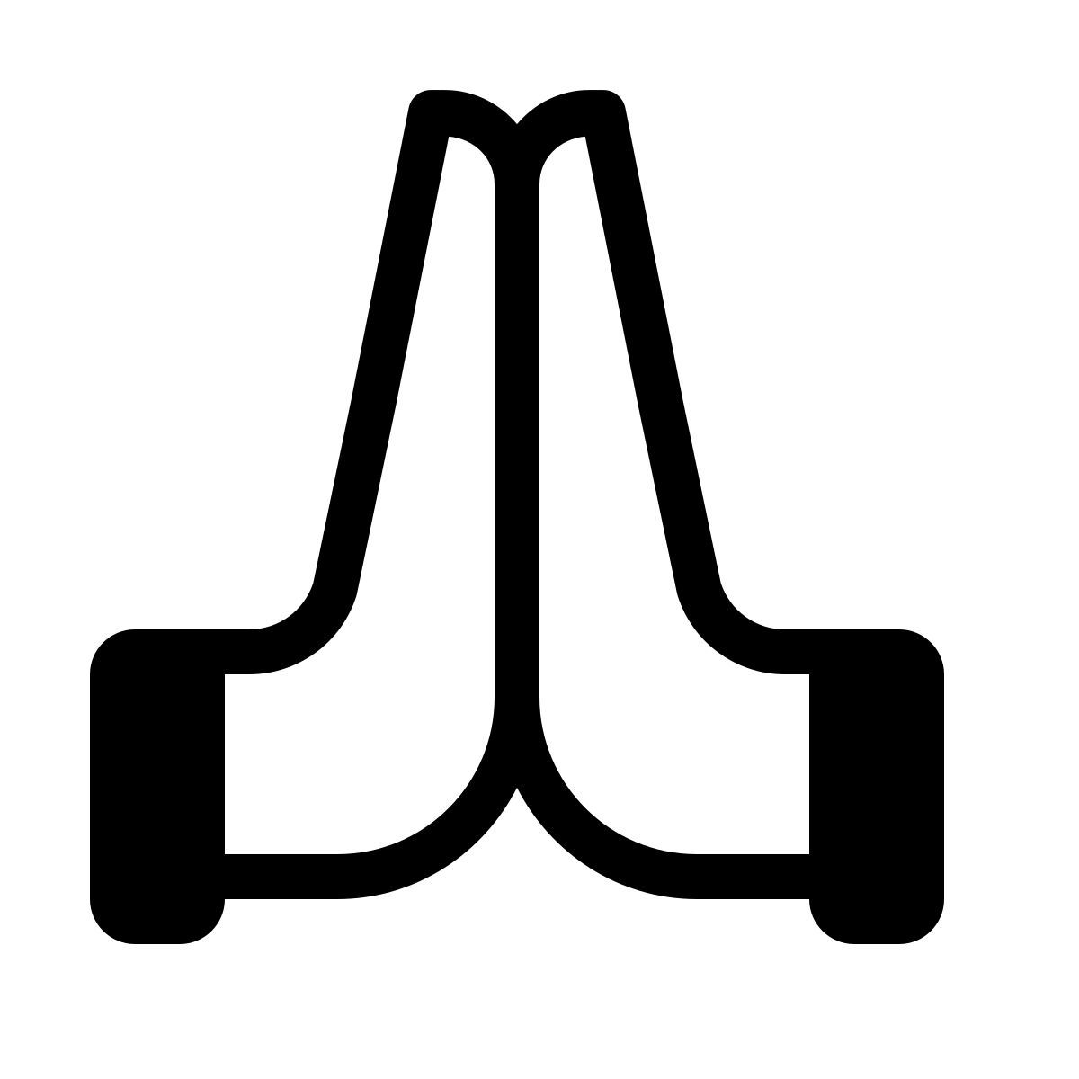 forma thin style 祈祷 icon