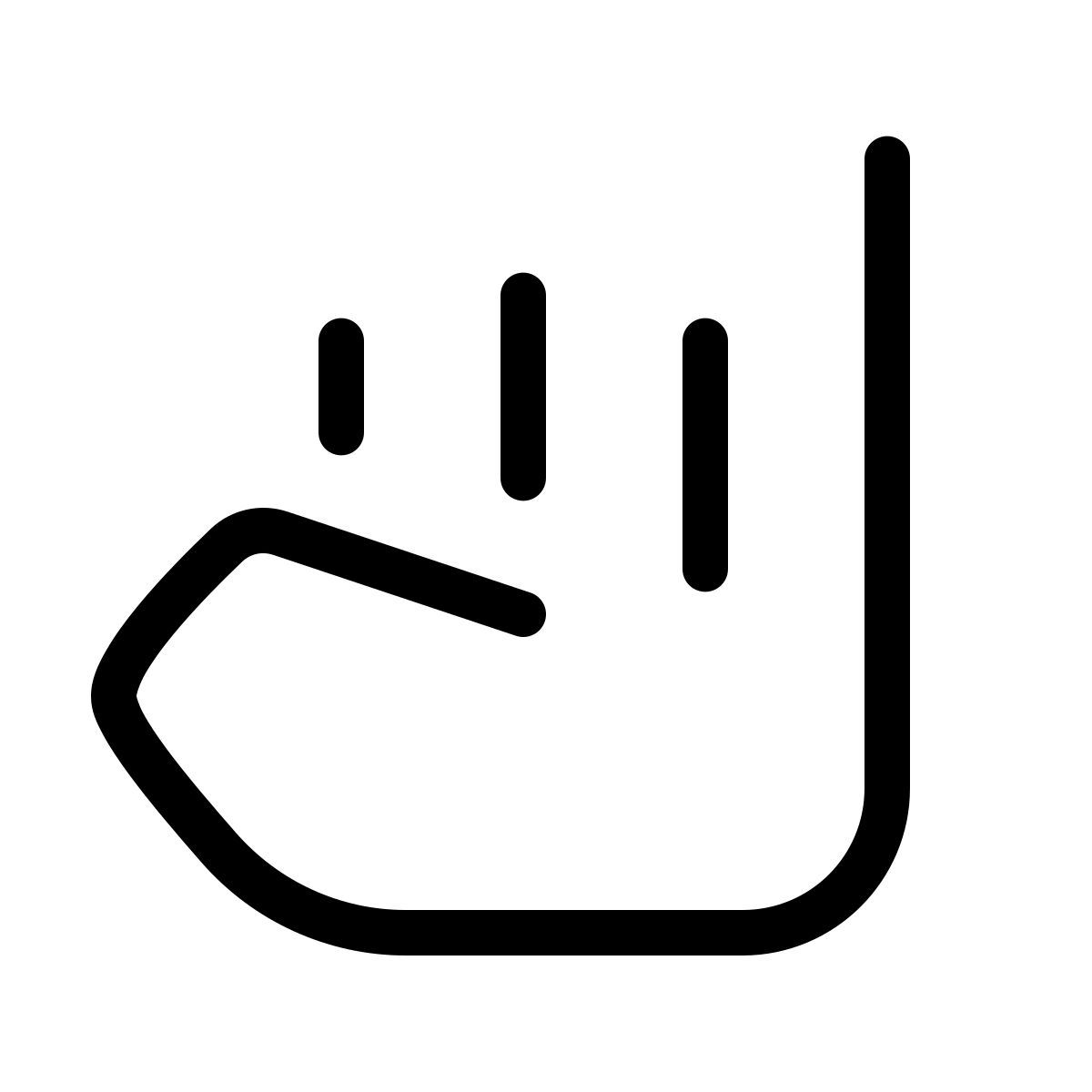 forma thin style promesa icon