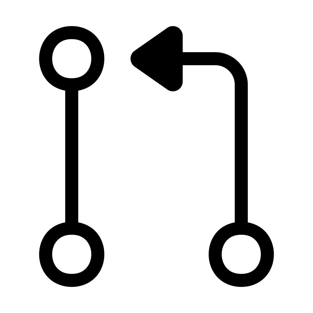 forma thin style pull request icon