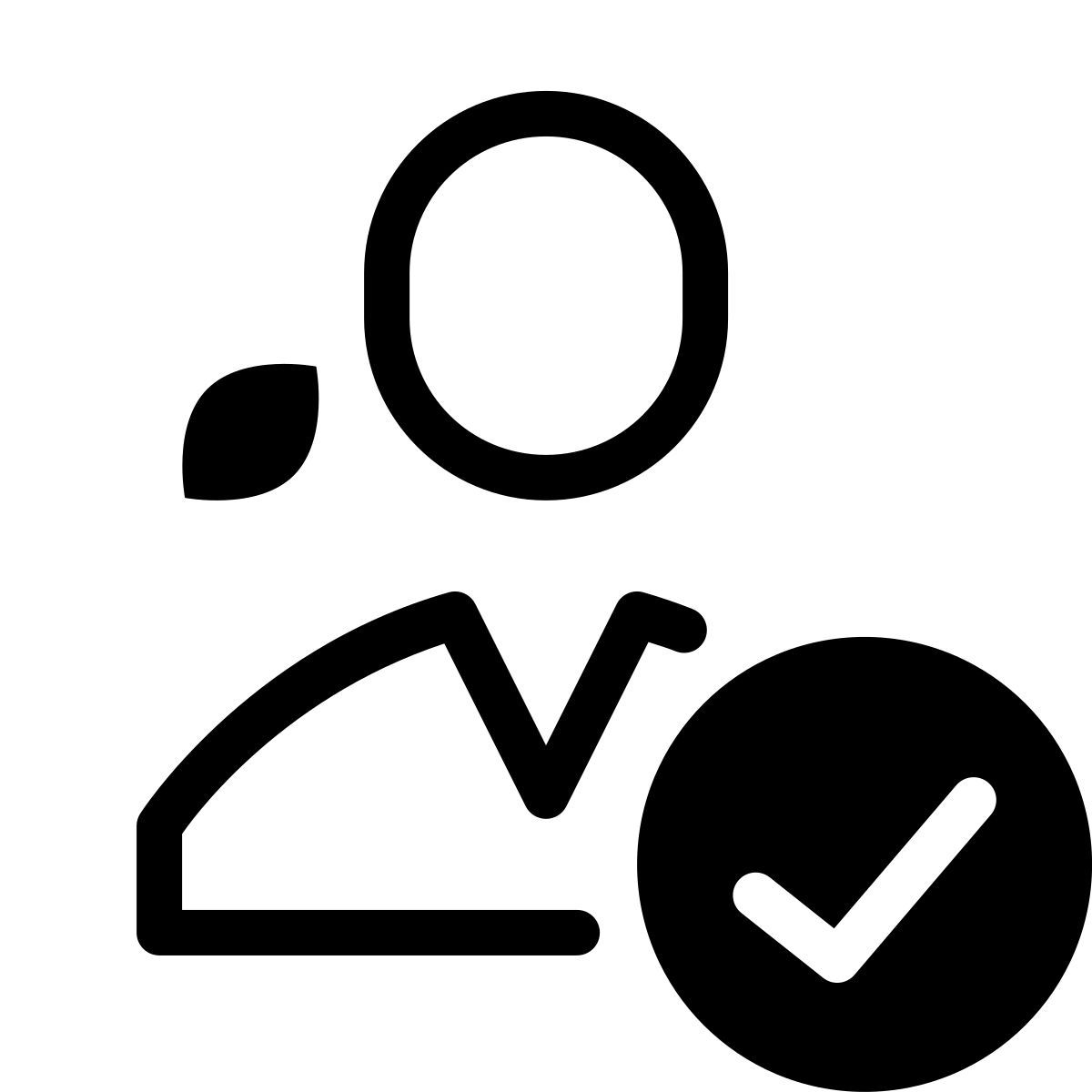 forma thin style confirm icon