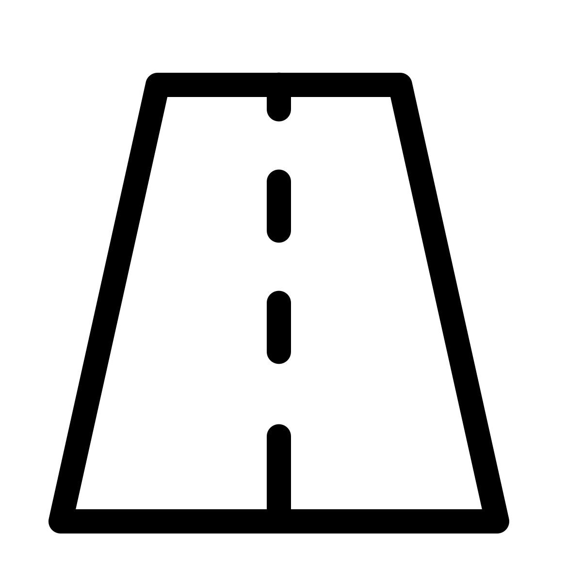 forma thin style 도로 표지판 icon