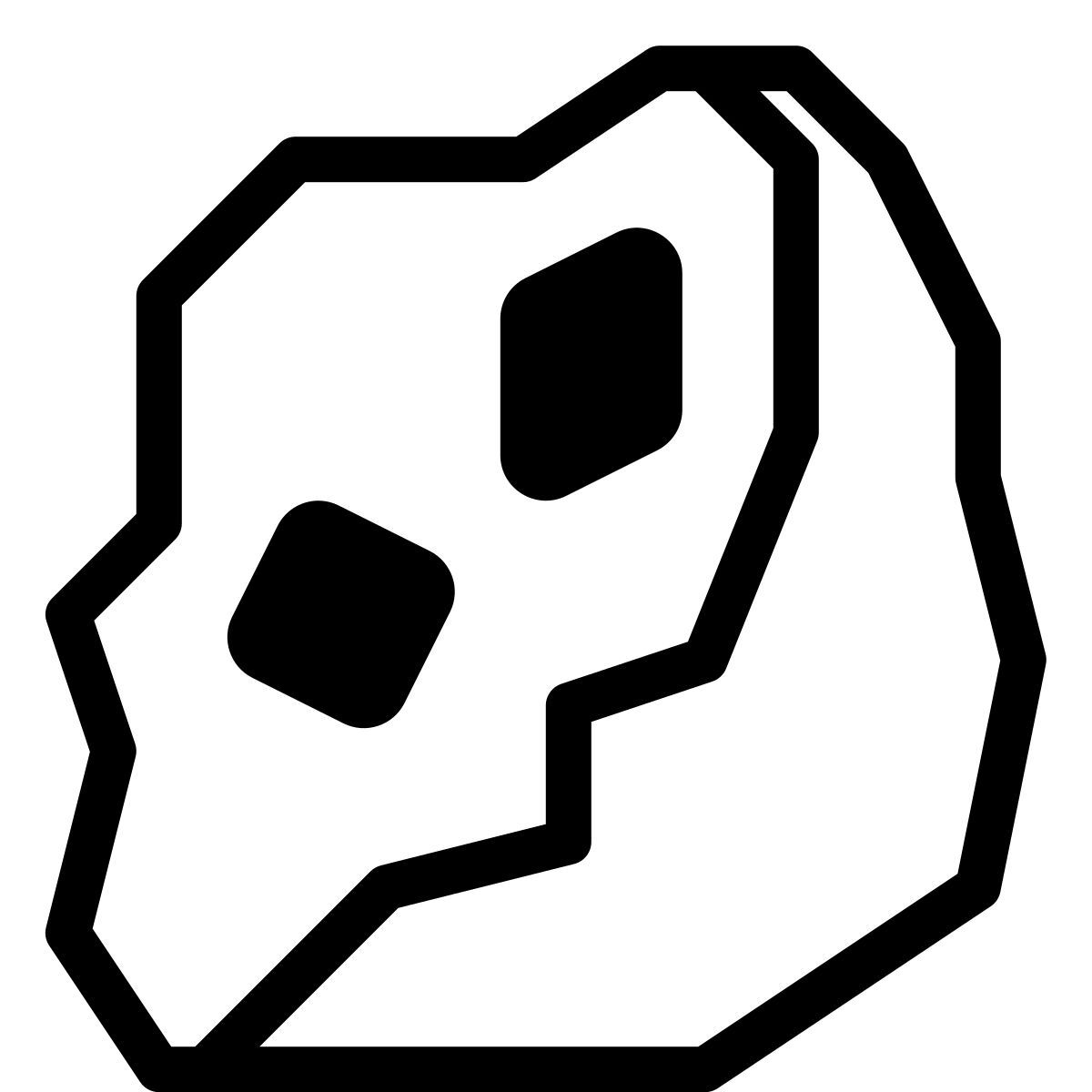 forma thin style rock icon