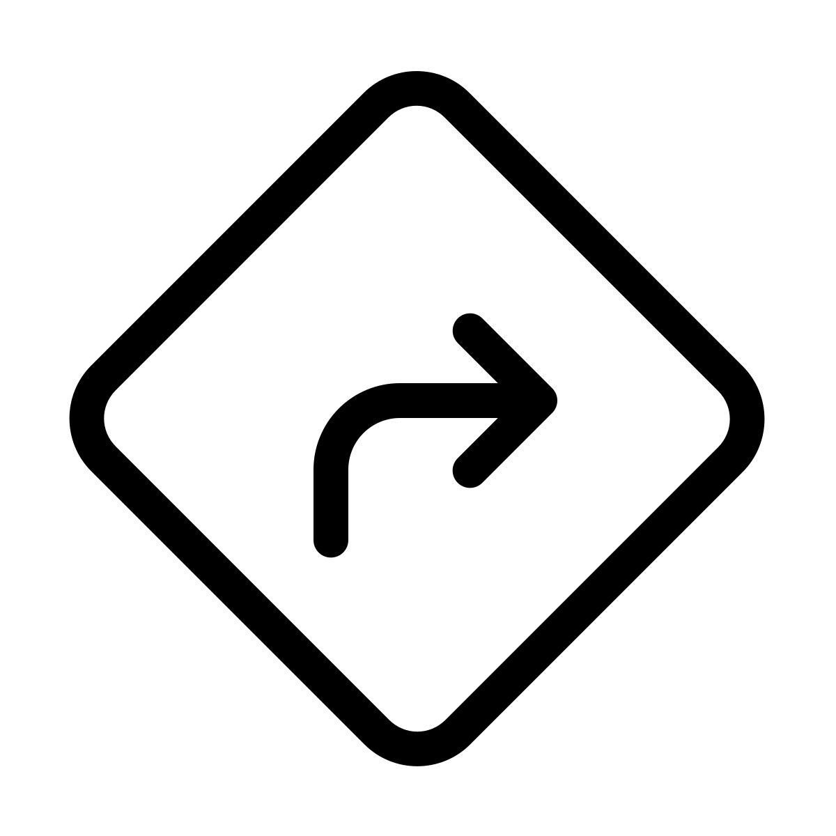 forma thin style route icon