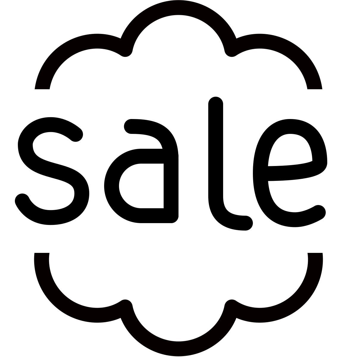 forma thin style verkauf icon