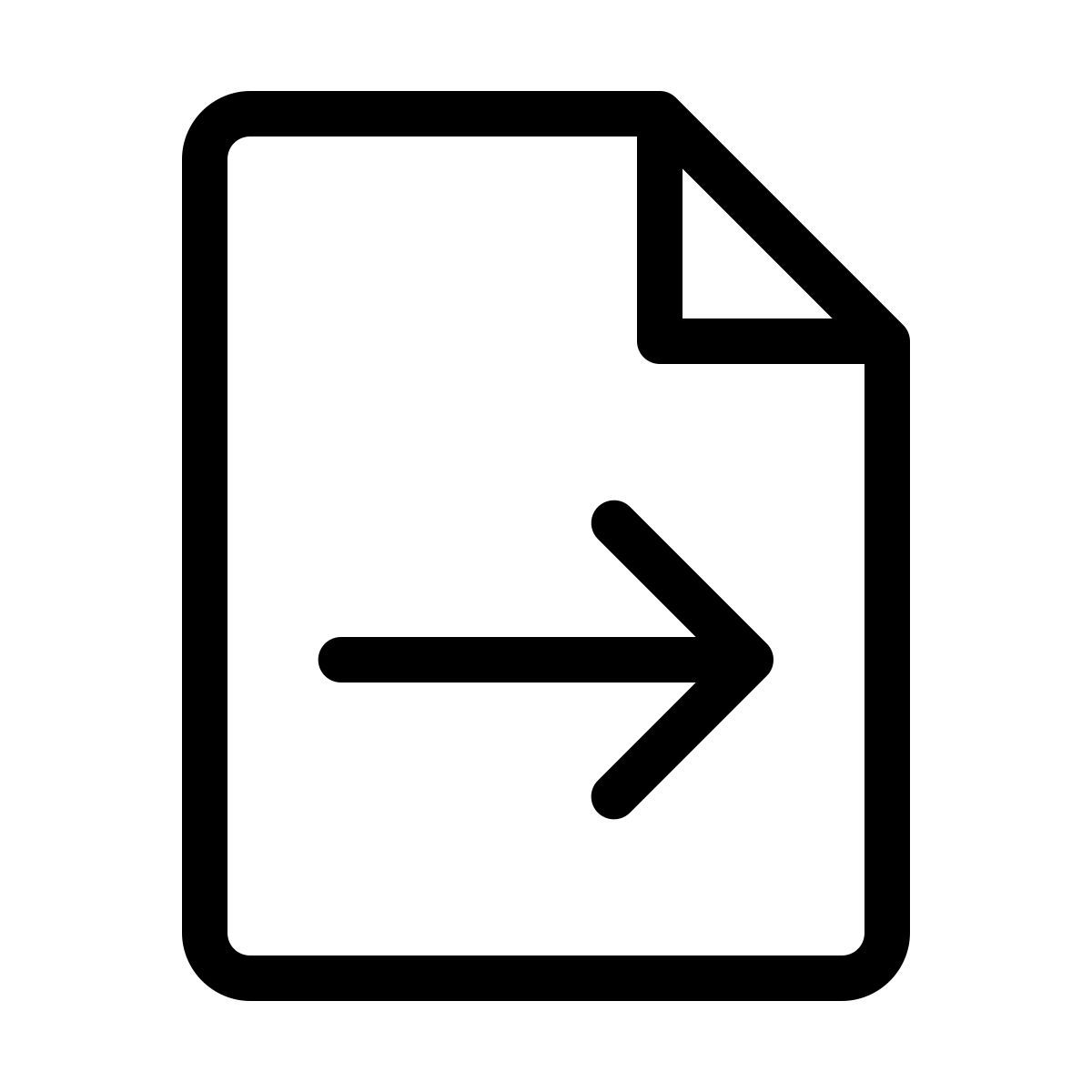 forma thin style datei senden icon