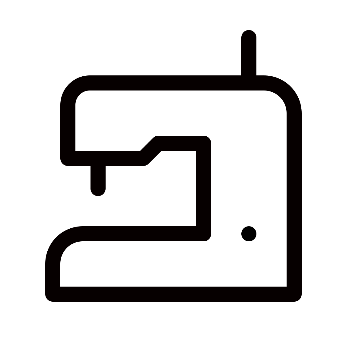 forma thin style sewing machine icon