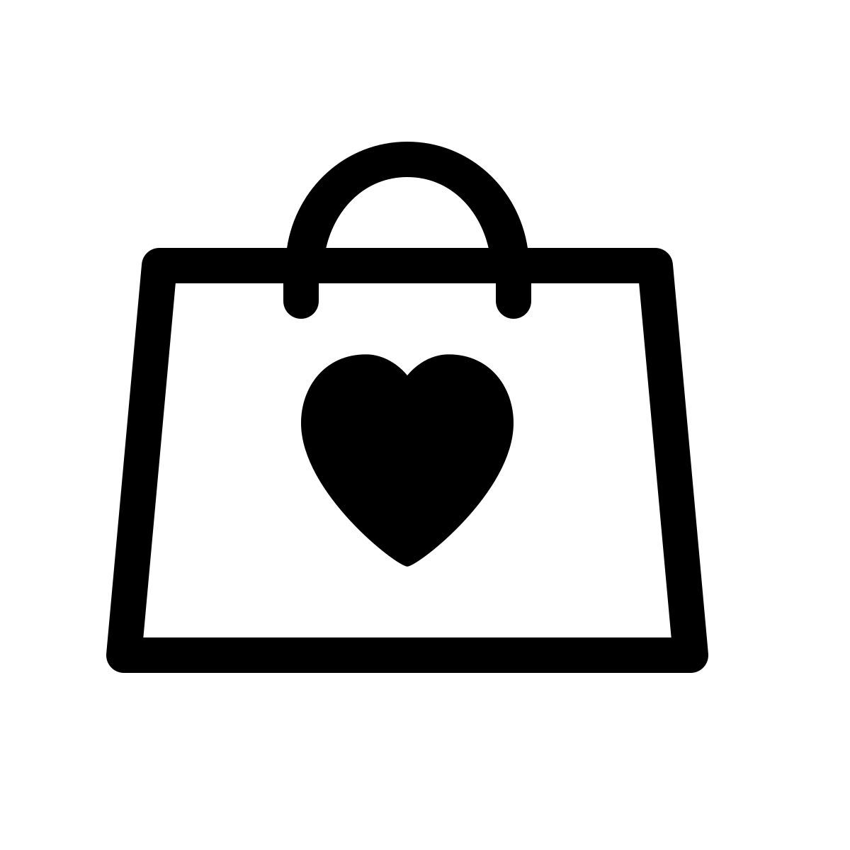 forma thin style maniaco dello shopping icon