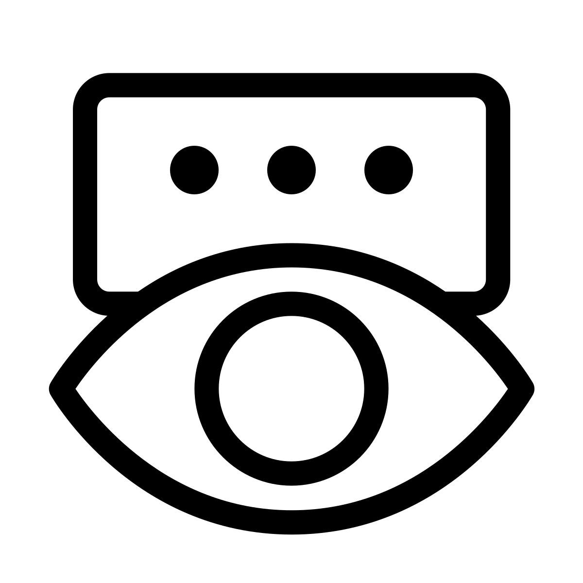 forma thin style mostrar contraseña icon