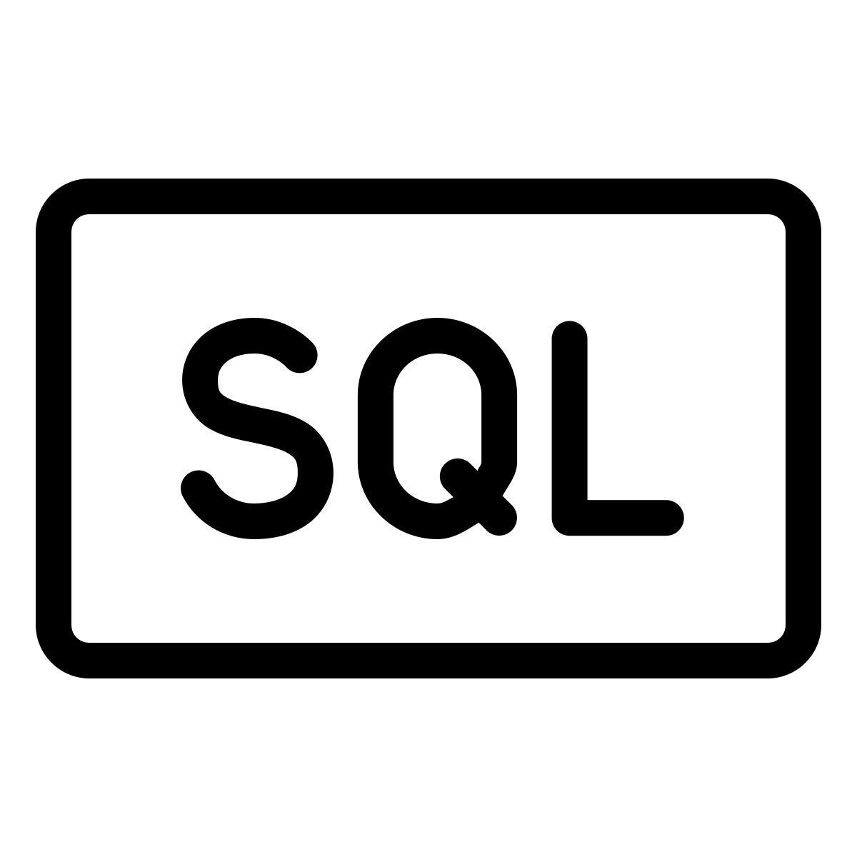 forma thin style sql icon