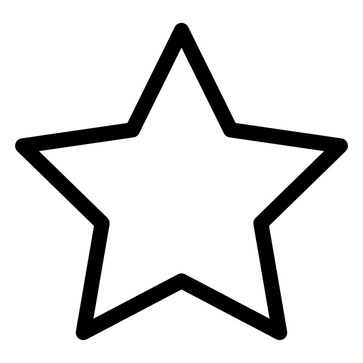 forma thin style star icon