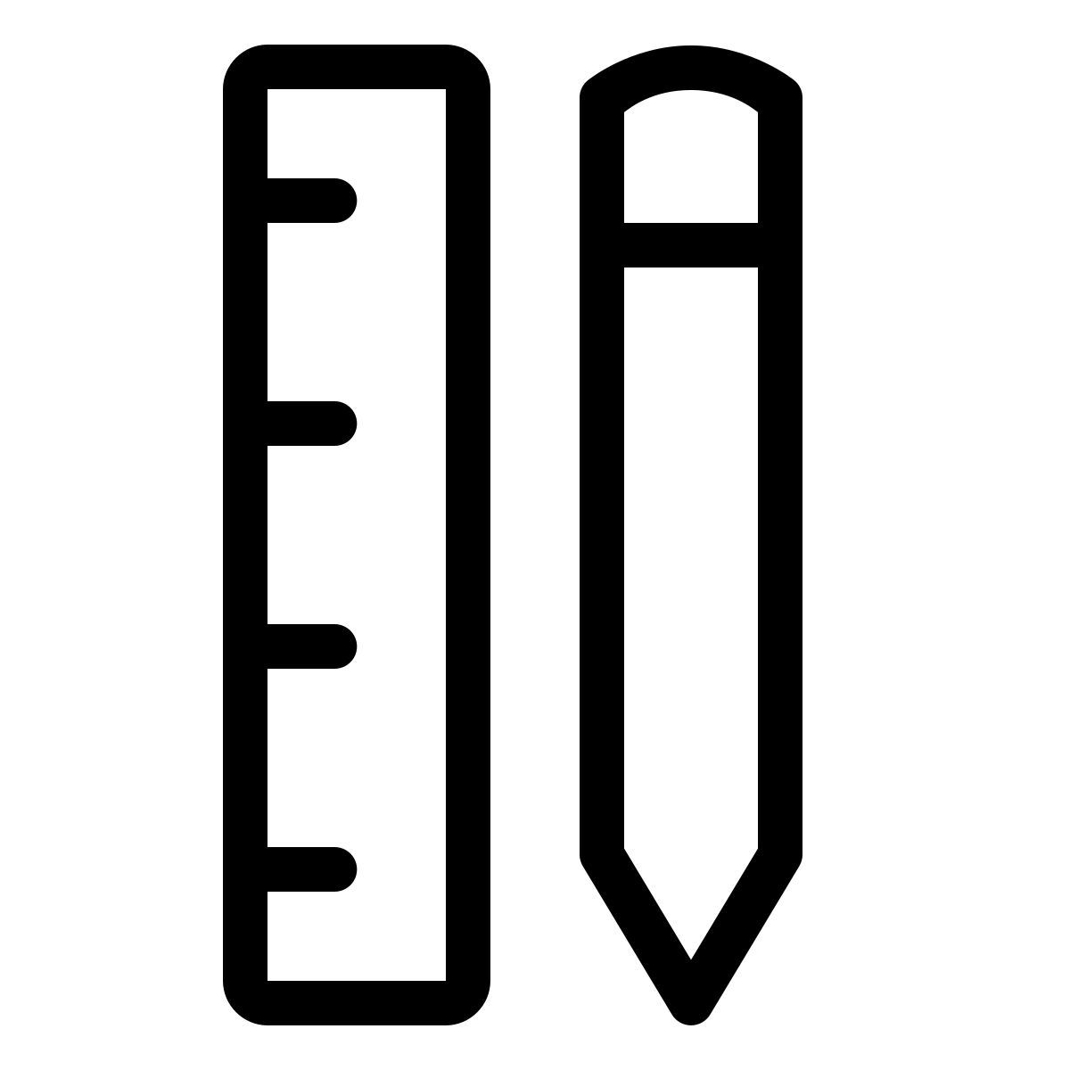 forma thin style papelería icon