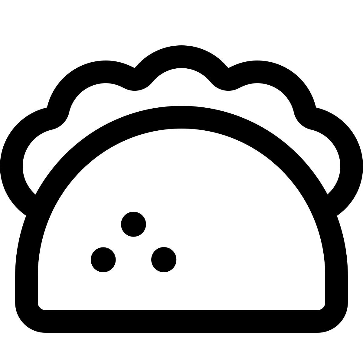 forma thin style taco icon