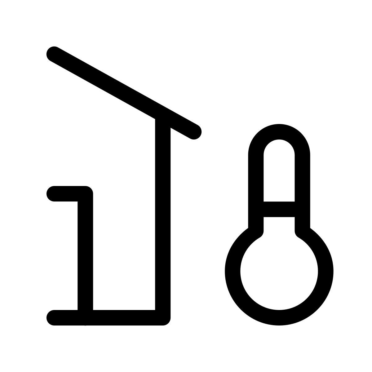 forma thin style température extérieure icon