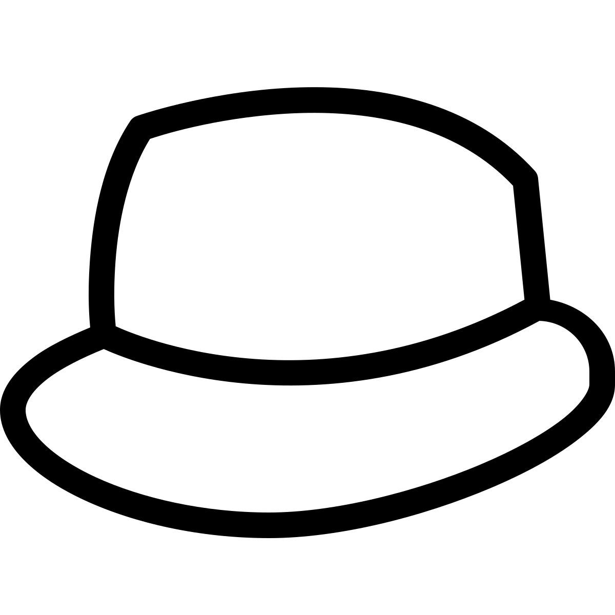 forma thin style sombreros icon