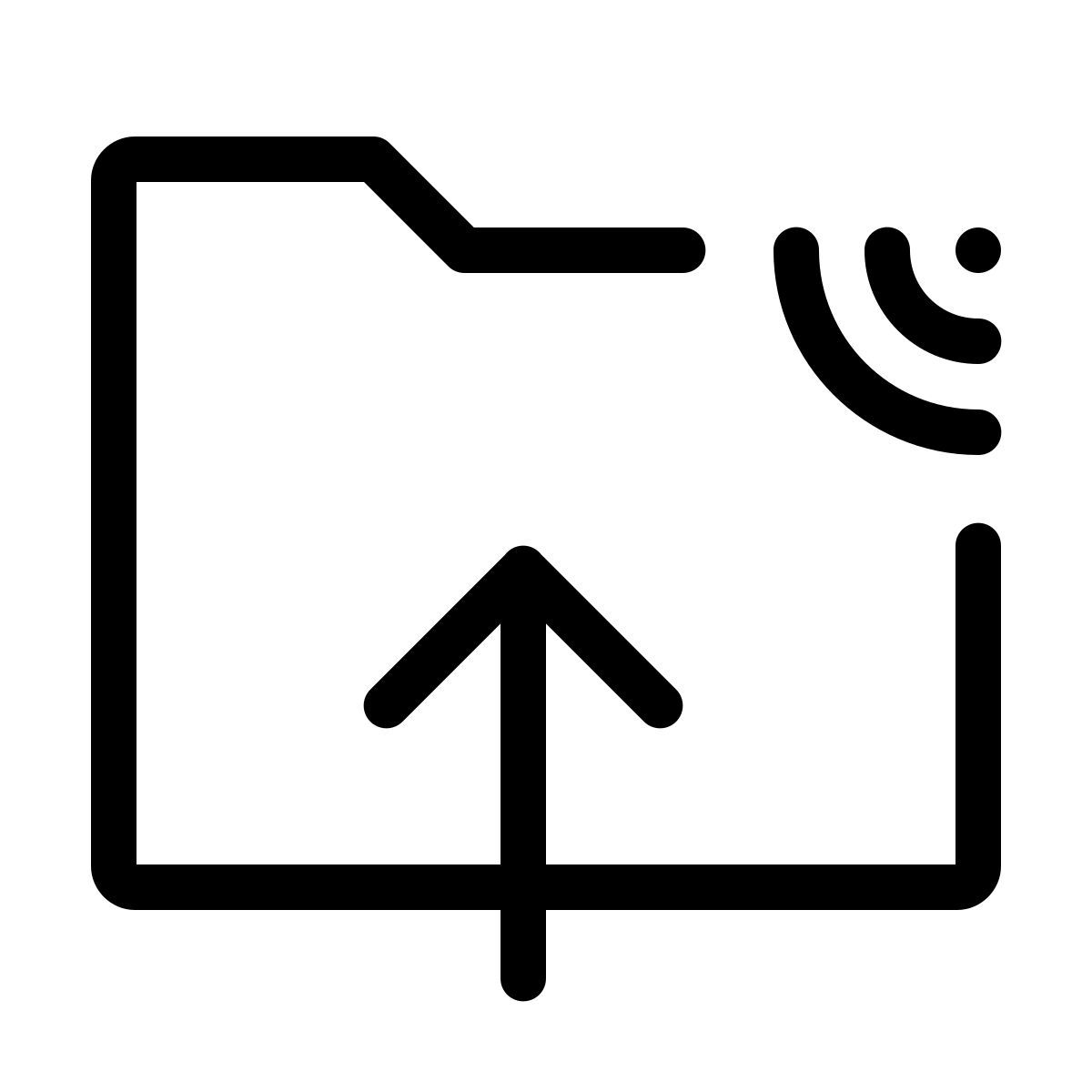 forma thin style subir a ftp icon