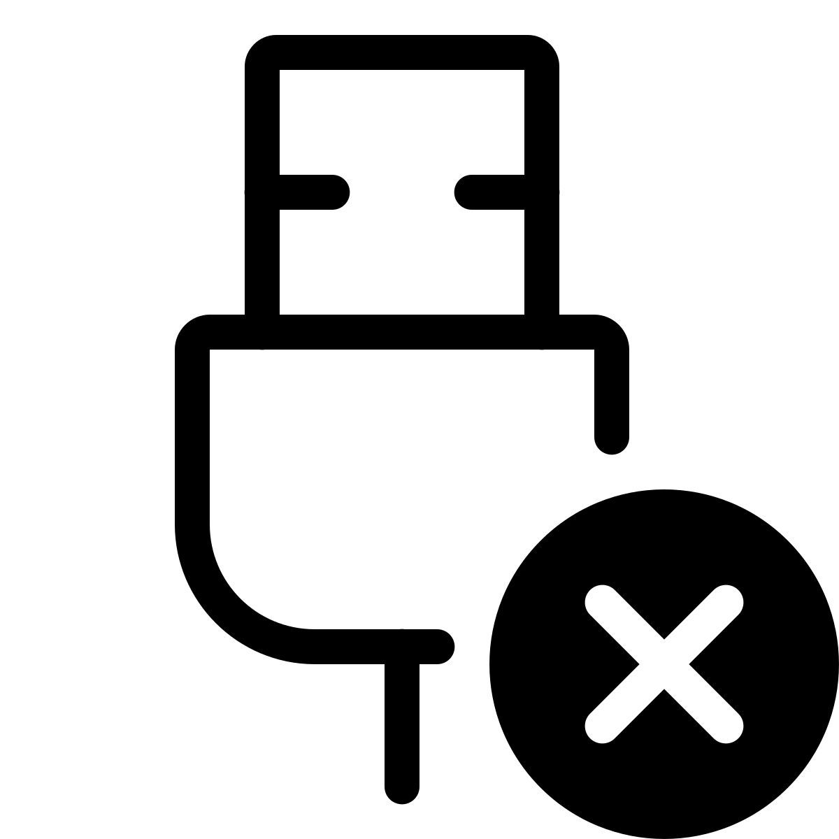 forma thin style usb 연결 해제 icon