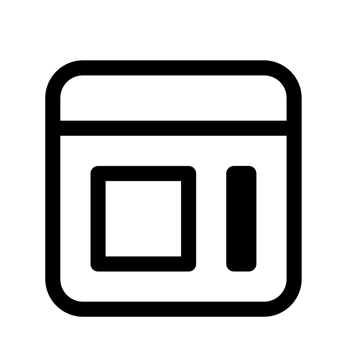 forma thin style web icon