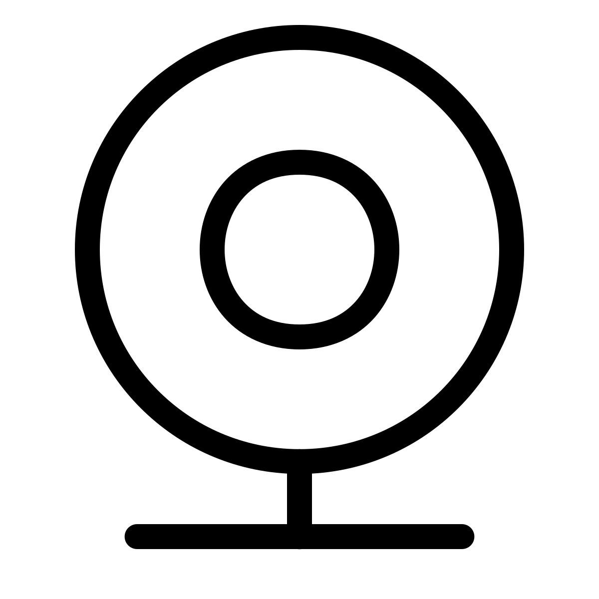 forma thin style webcam icon