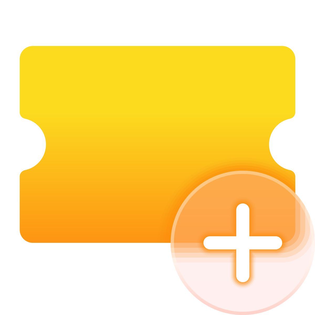 icono añadir entrada glassmorphism estilo
