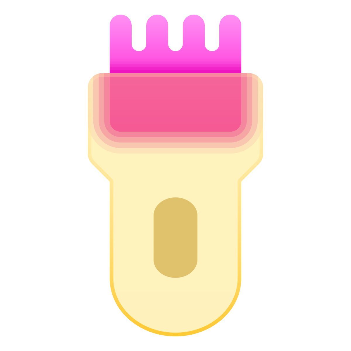 glassmorphism style машинка для стрижки icon
