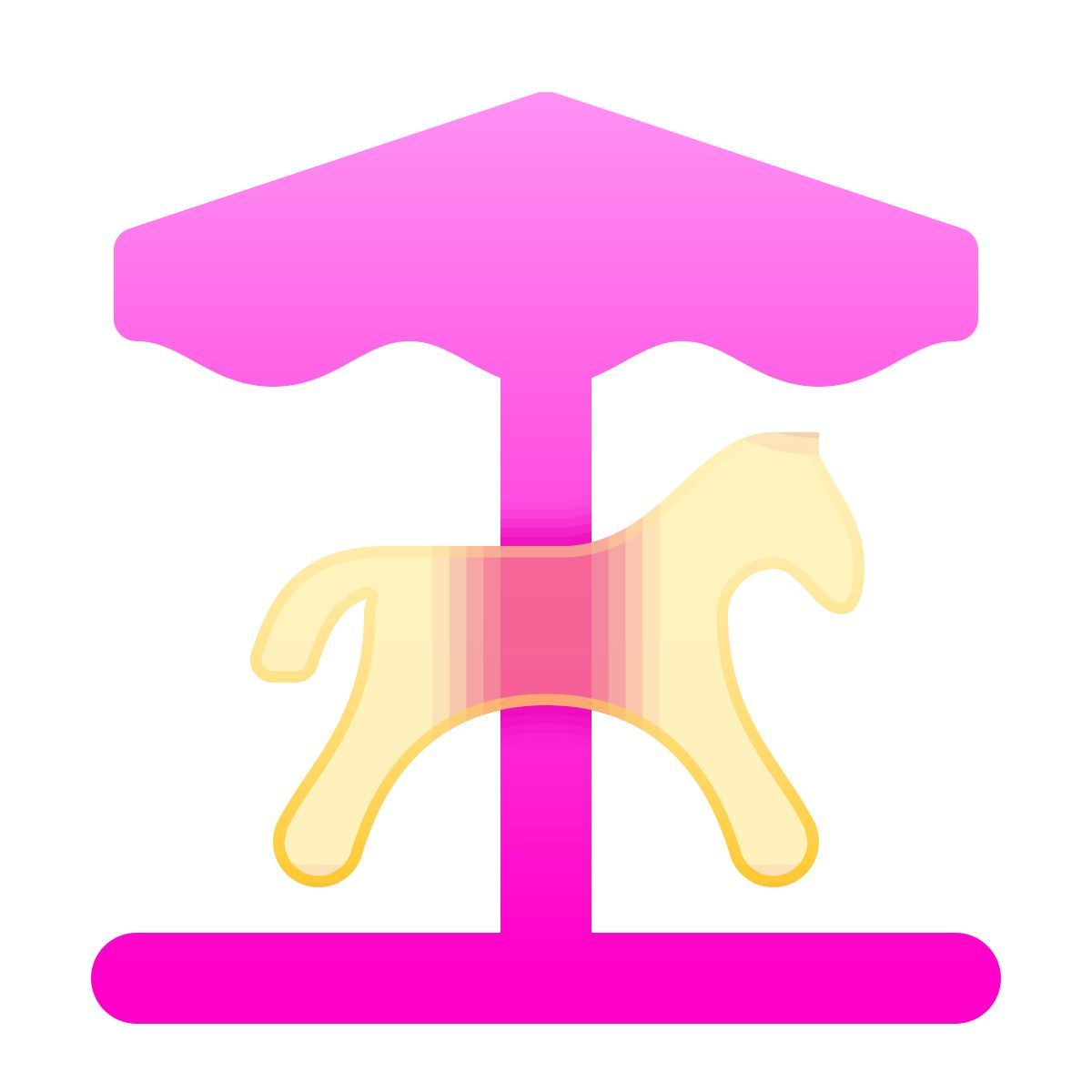 glassmorphism style carrousel icon