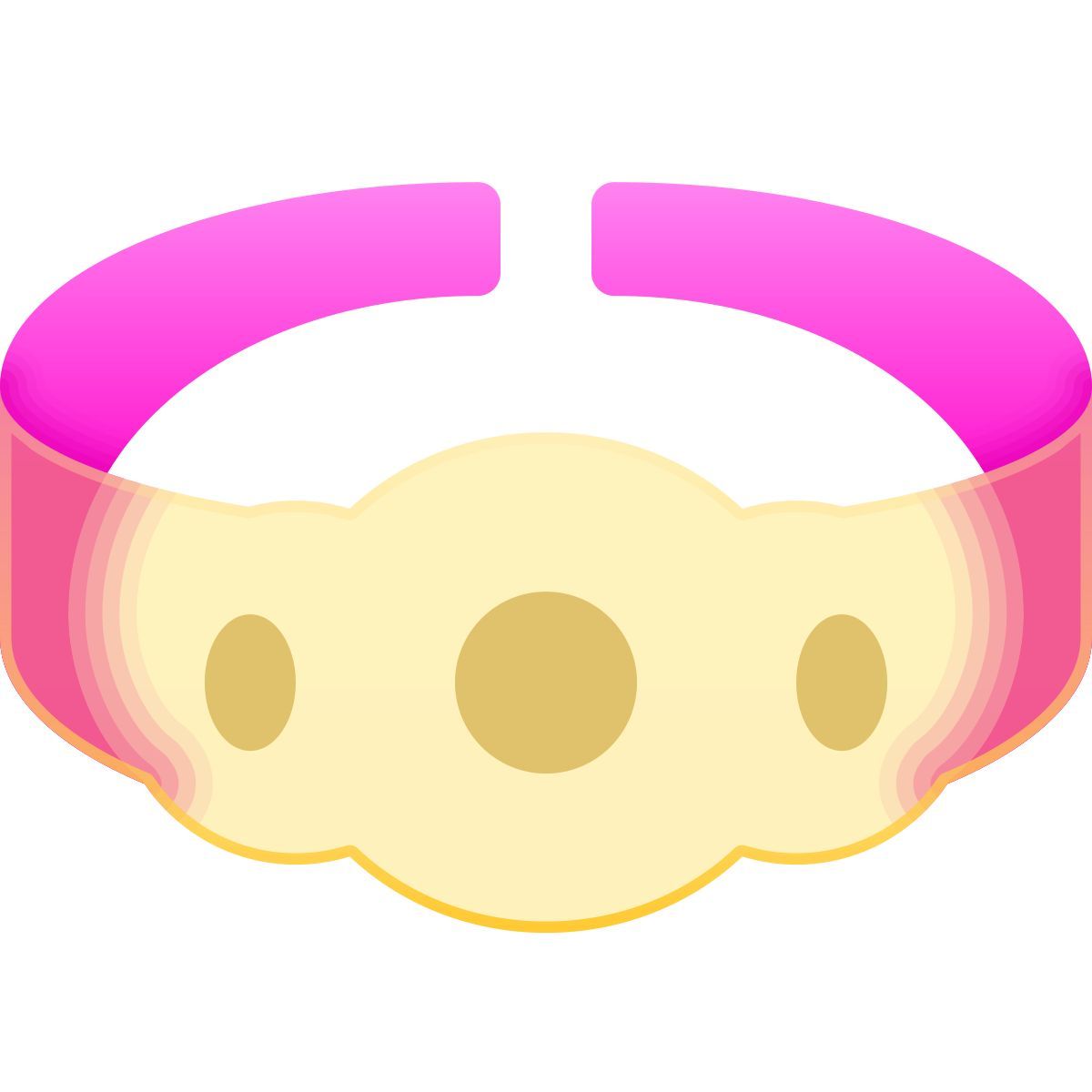 glassmorphism style championship belt icon