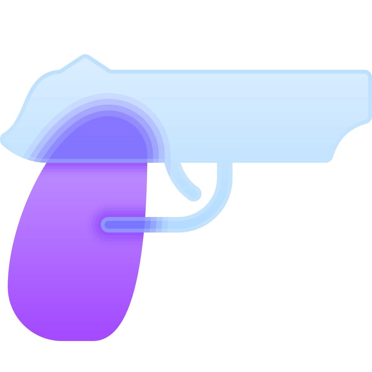 glassmorphism style криминальный icon