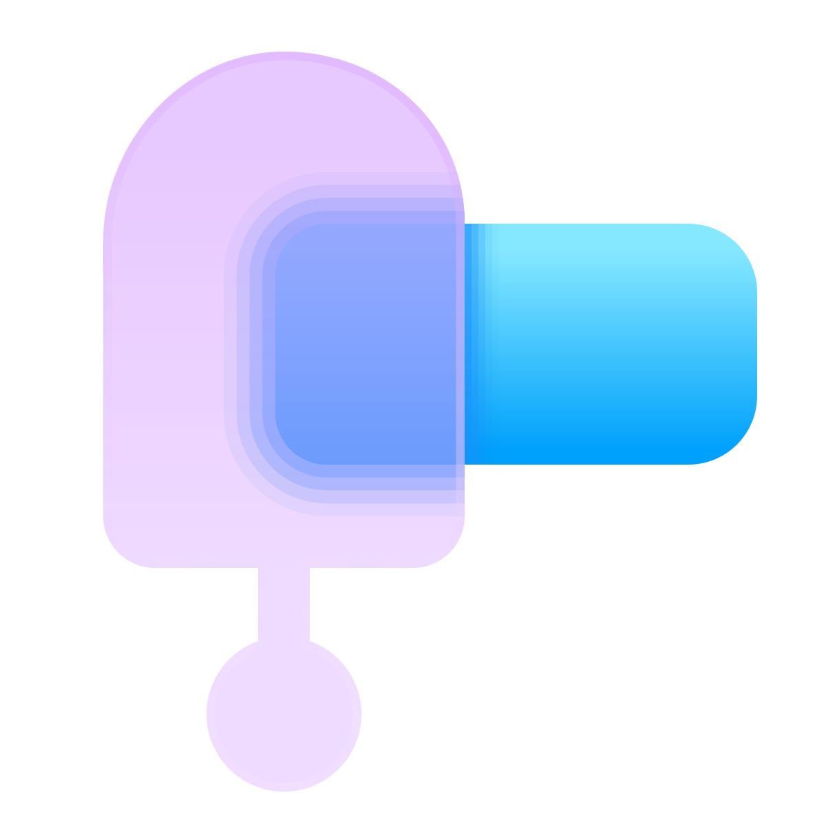 glassmorphism style zahnmedizinische maschine icon