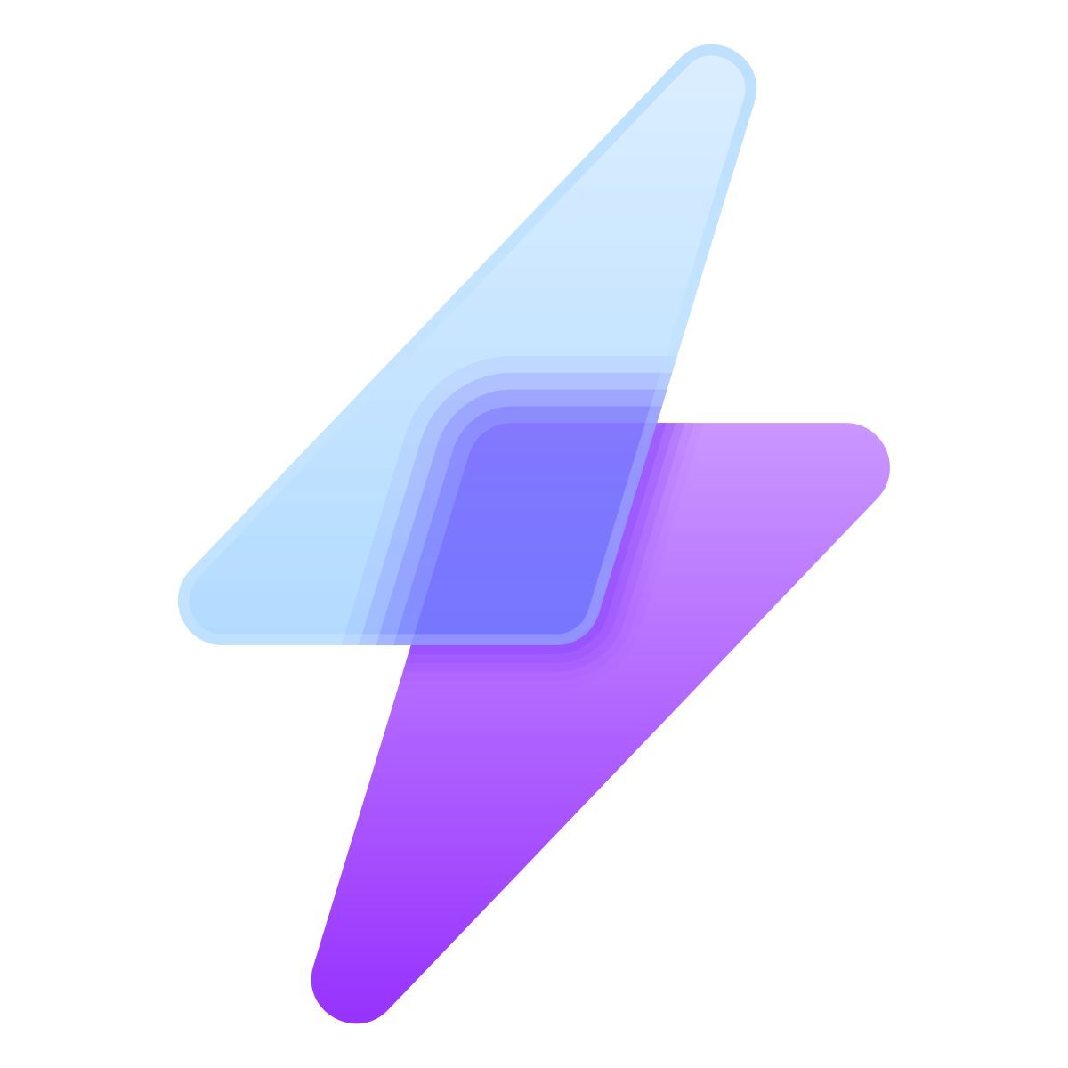 glassmorphism style フラッシュオン icon