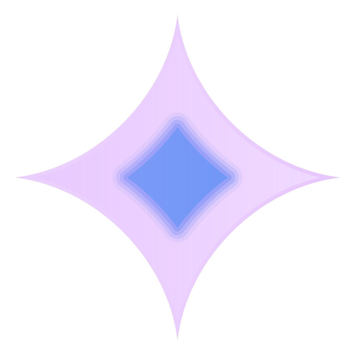 glassmorphism style gemelli ai icon