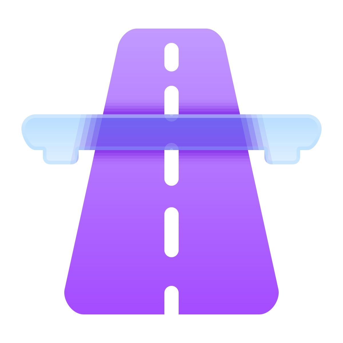 glassmorphism 风格 高速公路 图标