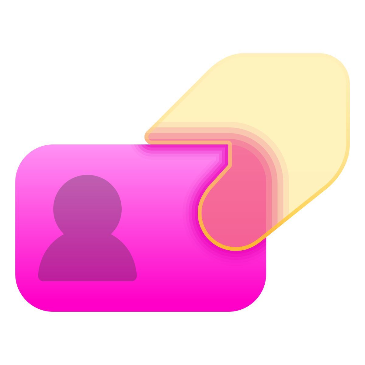 glassmorphism style кража персональных данных icon